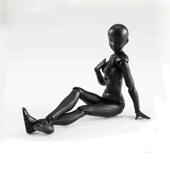 14cm Mand Kvinde Bevægelig krop chan fælles Aktion Figur Legetøj kunstner Kunst maleri Animationsfilm model SHF Mannequin bjd Kunst Skitse Uafgjort