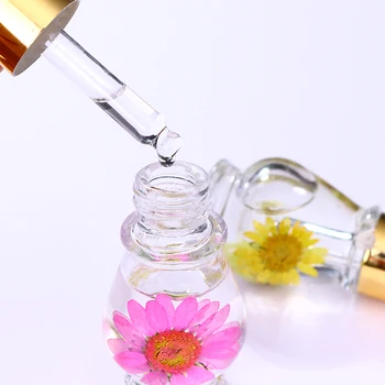 15 ml Blomst Næring Olie Ernæringsmæssige Neglebånd Olie Frisk Smag Nail Art Tilfældig Farve UV Gel Lak Søm Behandling Værktøj
