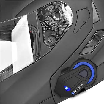 1500 M Fuld Deplux Bluetooth-Samtaleanlæg Motorcykel BT Interphone Motor Riding Intercom System