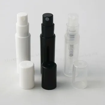 1500 x 2 ML Crimp Hals Plast Parfume Flaske Mini Mist Spray BottleSmall Parfume Forstøver,Duft Flaske