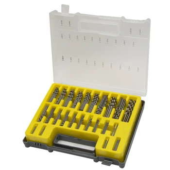 150PCS 0.4-3.2 mm-Boret Sæt Små Præcision med bæretaske af Plast Box Mini HSS håndværktøj Twist Bore Kit Sæt