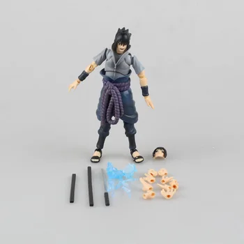 15cm Naruto Figur SHFiguarts Naruto Uzumaki Naruto Shippuden / Uchiha Sasuke Collectible Action Figurer, Legetøjs