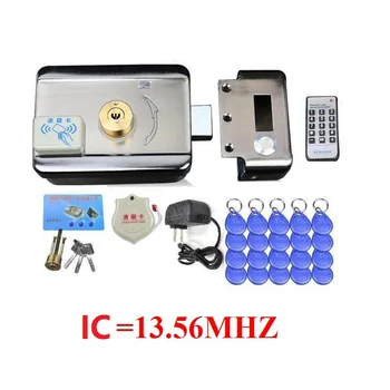 15pc tags Dør og port lock-adgangskontrol-system, Elektronisk integreret RFID Døren Rim lås w/ 1000 brugere RFID-læser til intercom
