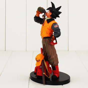 16-21cm Dragon Ball, Son Goku drikkevand med en pose Yamcha med et sværd figur model toy hot Japansk Anime Handling model toy