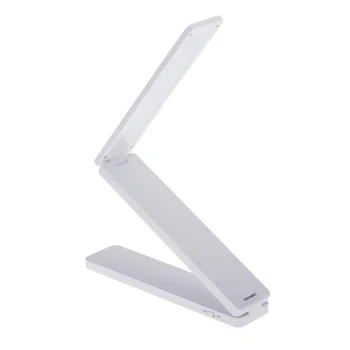 16 Genopladelige LED-Sammenklappelig-LED-Fjernsyn læselampe Bærbar bordlampe Folde Undersøgelse Lampe Hvid