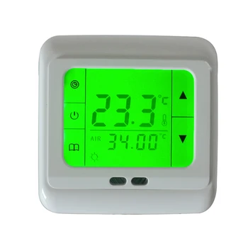 16A Digital Touch Screen gulvvarme Termostat Værelses Varm Temperatur Controller Auto Control med LCD-Baggrundslys Gratis Fragt