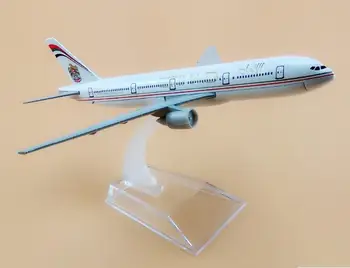 16cm Størrelse 1:400 fly model B777 Etihad Airways B777 Metal simulation fly model for kid legetøj Julegave