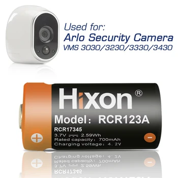 16pcs UL-Certificeret 700mAh 3,7 V RCR123A CR123A batterier til Netgear Arlo HD-Kameraer og Reolink