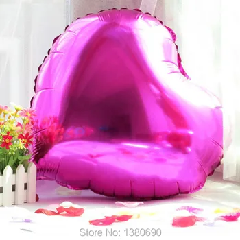 18Inch Kærlighed Hjerte Folie Ballon For 8Colors Børn Toy Gave Helium Metallisk Fødselsdag Nye År part Bryllup Dekoration Ballon