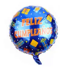 18inch spanske Feliz Cumple helium folie balloner 30stk Chile happy birthday party dekorationer børn globos barn legetøj, engros