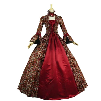 18th Århundrede Historiske Scene Kostume Bolden Kjole Halloween/Southern Belle Bolden Kjole Kostumer