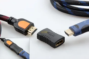 19-Pin HDMI hun til HDMI Female Adapter Sæt HDMI-RCA forlængerkabel-Adapter HDMI-Stik Video Converter