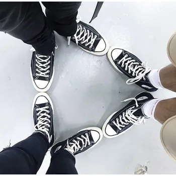 1970'erne Originale Converse all star sko mænd og kvinder sneakers canvas sko høj klassiske Skateboarding Sko