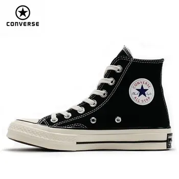1970'erne Originale Converse all star sko mænd og kvinder sneakers canvas sko høj klassiske Skateboarding Sko