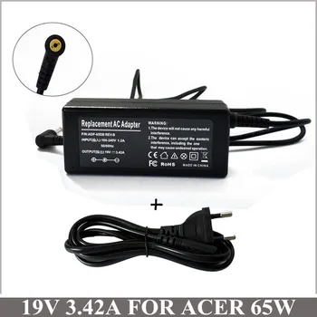 19V 3.42 EN 65W AC Adapter Oplader Netledningen Til Acer Aspire 1830 5253-BZ656 5552-7803 Bærbar V5 S3 E1 Serie