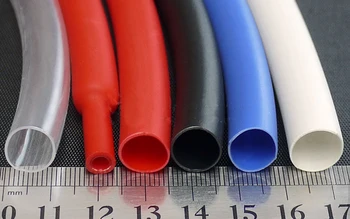 1M Forholdet 4:1 52 mm Dia Dobbelt Væg Sort Hvid Rød Klar Thermosol Isolering Kabel-Stel Wire Wrap Heat Shrink Shrinkable Rør