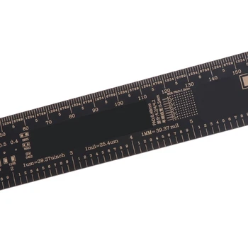 1Pc 20cm PCB Hersker EDA Måling Af Reference Vinkelmåler Modstand Kondensator Chip W315