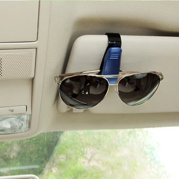 1pc Bil Briller Klip Kort Klip Auto Køretøj Bærbare Briller Indehaveren 4Color Valgfrit Tilbehør til Bilen