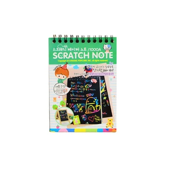 1pc DIY Scratchbook Bunden Bemærk Tegning Sketchbook Notebook Part, Kids Gave Kreative Fantasi Udvikling Toy