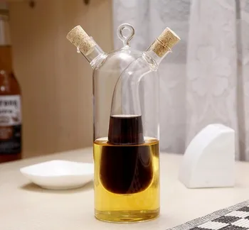 1PC Høj temperatur spice flaske Olie og eddike galss sauce flaske glas forseglet krydderier glas opbevaring af vinflasker X 010