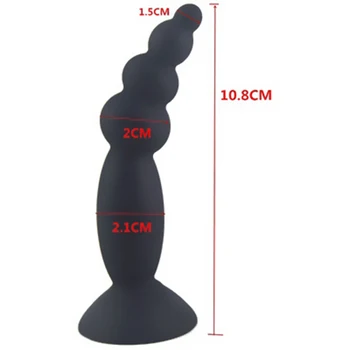 1Pc Perle Model G-Spot Stimulation Voksen Silicone Butt Plug Sex Toy Dildo