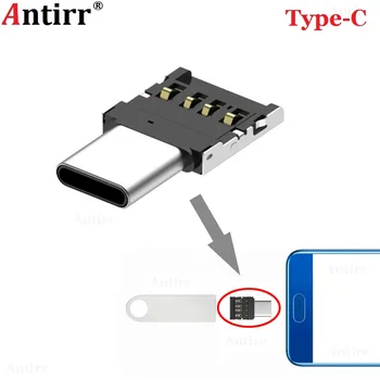 1pc Type-C USB-C-Stik Type C USB-3.1 han til USB Kvindelige OTG-Adapteren Omformer Til Android Tablet, Telefon Flash-Drevet, U Disk