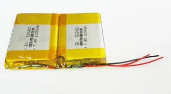 1stk 7.4 V Lithium-Polymer-1200mAh LiPo li-ion Genopladeligt Batteri, Mp3-MP4 MP5 GPS PSP bluetooth-DVD-PAD PDA, BÆRBARE LAPTOP