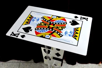 1stk aluminium legering klapbord magic tabel rekvisitter fase magiske tricks for professionel tryllekunstner lad på at gøre 83127