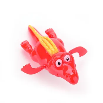 1stk Baby Badekar Svømning Toy Pædagogisk Legetøj Krokodille Vind Op Clockwork Spille Svømning Alligator for Børne Spædbarn Krokodille Gave