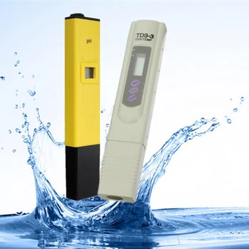 1stk Digital Pen Style PH-Meter Monitor +1stk TDS Tester Vand Analyse Skærm til Akvariet Swimmingpool vandkvaliteten Tester FEN#