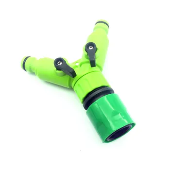 1stk Have Sprinkler Slange-Stik Y-Splitter-Vejs Ventil Adapter Quick-Stik, 3/4 