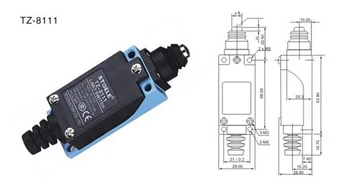 1stk limit switch TZ-8111 vandtæt micro switch-grænseafbryderen sikkerhed dørkontakt self-reset oprindelige