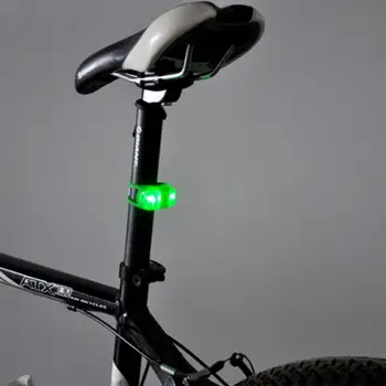 1stk Mini Vandtæt Silikone mountain Bike Light Cykling Beetle Advarsel lys Foran Bageste Hale Lampe Cykel lys BL8021