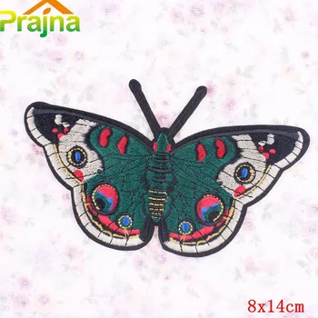 1STK Nye Mode Broderi Butterfly Patch Applikeret Jern På Patches Søde Billige Sy Lapper Til Tøj Kjole Indretning Badge