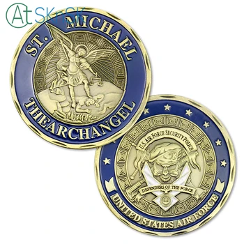 1stk St. Michael The Archangel Udfordring Mønt U. S. Air Force Sikkerhed Politi-Erindringsmønt for Indsamling af Militære Mønter