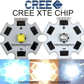 1stk X Cree XT-E XTE 5W LED Varm Hvid 3000-3200K Kold Hvid 6000-6500K Royal Blå 450-455NM LED CHIP med 20MM PCB gratis skibet