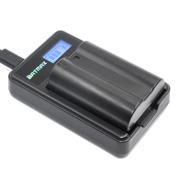 1x EN-EL15 DA EL15 ENEL15 Kamera Batteri + LCD-USB-Oplader til Nikon D600 D610 D600E D800 D800E D810 D7000, D7100 d750 V1 MH-25