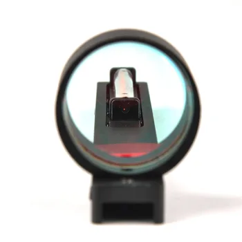 1x25 Rød Fiber Red Dot Sight Anvendelsesområde Holografiske Syn Passer Shotgun Rib Jernbane Jagt Skydning