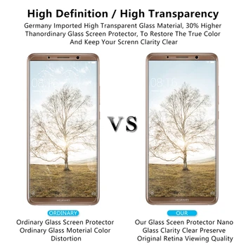 2.5 D-0.26 mm 9H Premium Hærdet Glas Til Huawei Mate 10 Pro Skærm Protektor Hærdet beskyttende film Til Huawei Mate 10 pro