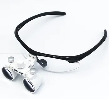 2,5 X Anti-fog forstørre dental forstørrelse medicinsk udstyr antifog loupes optiske briller Tandlæge 2,5 gange kirurgiske lup