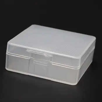 2*9V Batteri Rubrik Oplagring Rubrik Beskyttelse Boks PP Gennemsigtig Genopladeligt Batteri Box, Plast, batterier og Holder