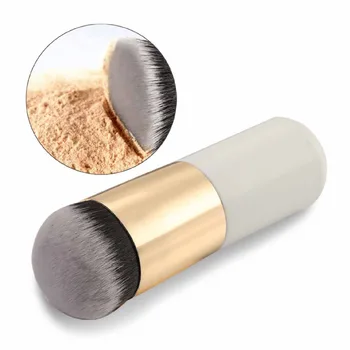 2 Farve Foundation Brush Plump .. Flad Top Creme Powder Brush Makeup Kosmetiske Instrumenta