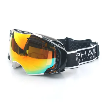 2 Linser med UV400 professionel Anti Tåge Høj Afspejler Ski Goggles Spejl Snowboard Briller beskyttende Mænd Kvinder Sne Skiløb Briller