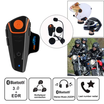 2 pc ' er Vandtæt IPX6 Motorcykel Hjelm, Bluetooth-Samtaleanlæg BT-S2 1000m Motorcykel Bt Interphone-Headset med FM