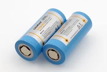 2 stk. Liitokala 26650-55A 5000 mAh 26650 genopladelige Li-ion-batteri 3,7 V batteri Lommelygte 20A batteri 3,6 V