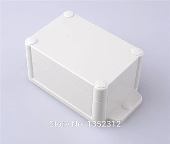 2 stk/masse 128*70*52mm IP68 vandtæt plast kabinet vægbeslag elektriske kabinet vejrandig PLC max DIY projekt box