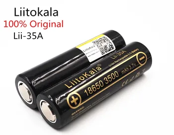 2 STK Oprindelige Lii - 35A LiitoKala 3,7 V 3500 mAh NCR18650GA 10A Descarregando Baterias Recarregaveis Para Sanyo 18650 Bate