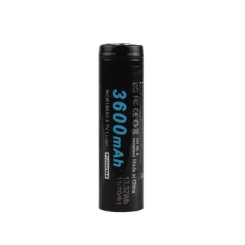 2 stk/sæt Soshine 18650 3,7 v 3600mAh Li-ion Genopladeligt Batteri med Beskyttet PCB for LED Lygter Forlygter