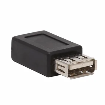 2 stk/Sæt USB 2.0 Type A hun Til Mikro-USB Type B 5Pin Kvindelige Converter Adapter