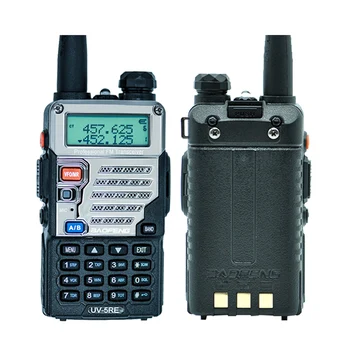 2 STK UV-5RE Walkie Talkie Dual Band CB Radio UV5R Opdateret version 5W 128CH UHF&VHF bærbare to-vejs radio